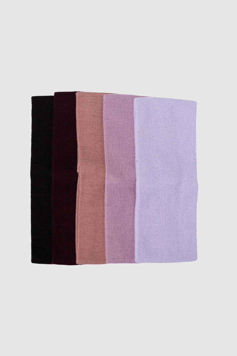 Loe merino headband canyon pink