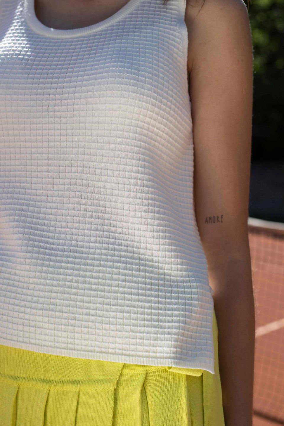 Lemon Sour merino top white