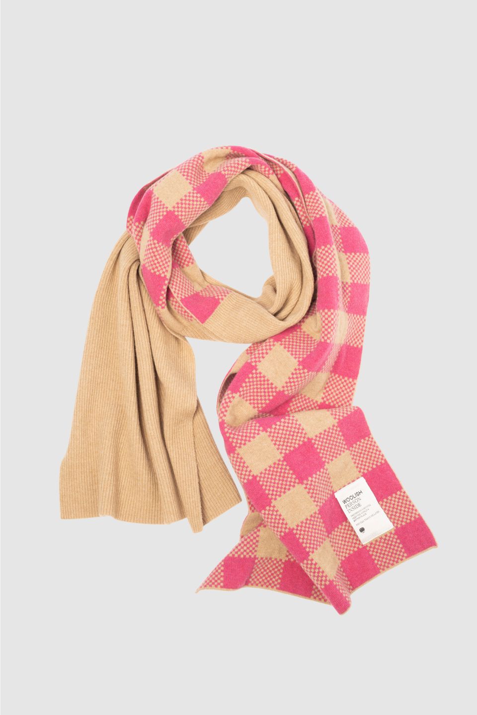 Lara merino scarf beige