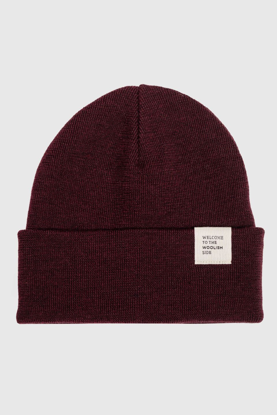 Iki merino hat dark red