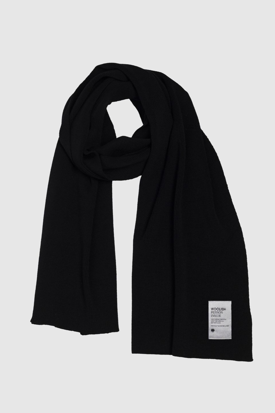 Inari merino scarf black