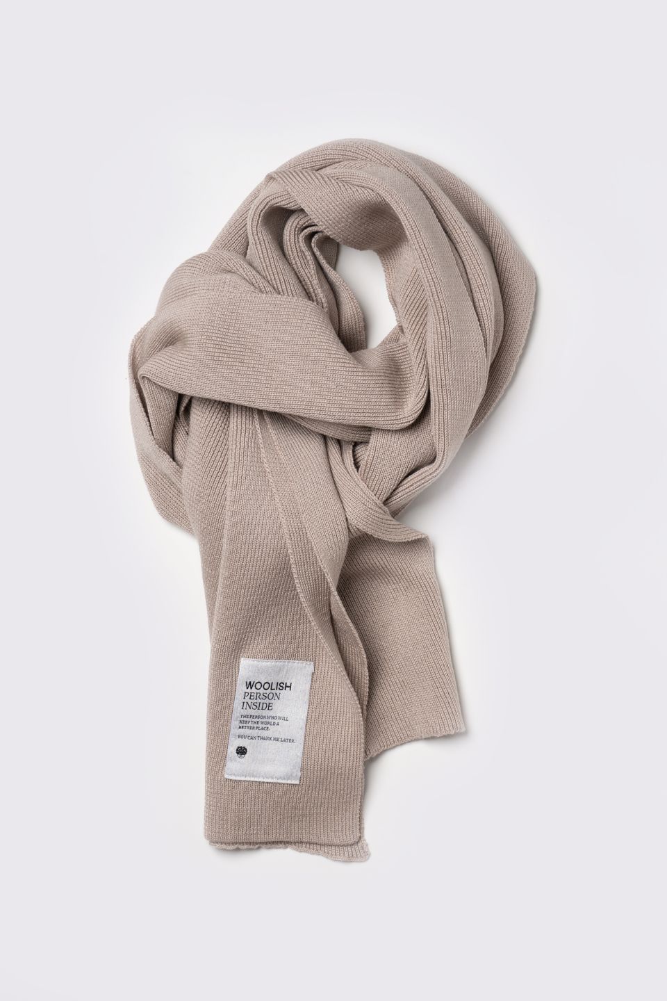 Inari merino scarf light beige