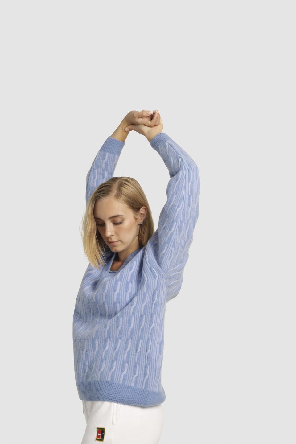 Alba merino sweater blue