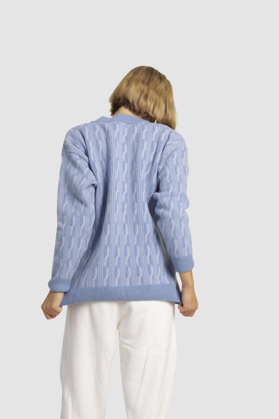 Alba merino sweater blue