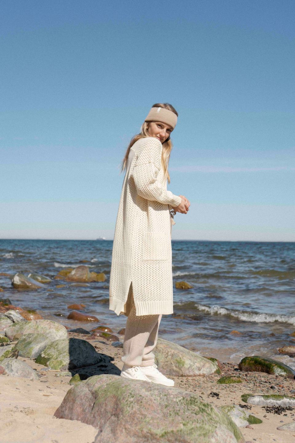 Iida merino headband beige