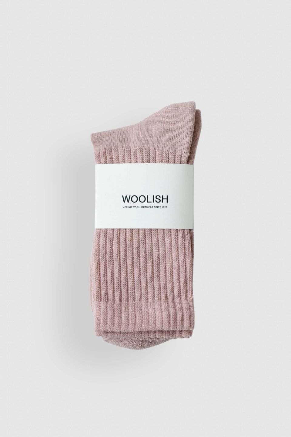 Como merino socks light pink