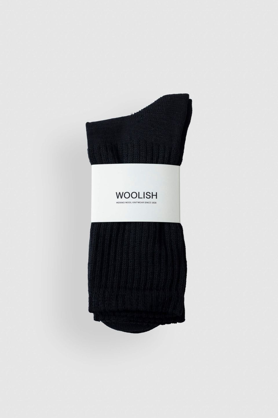 Como merino socks black