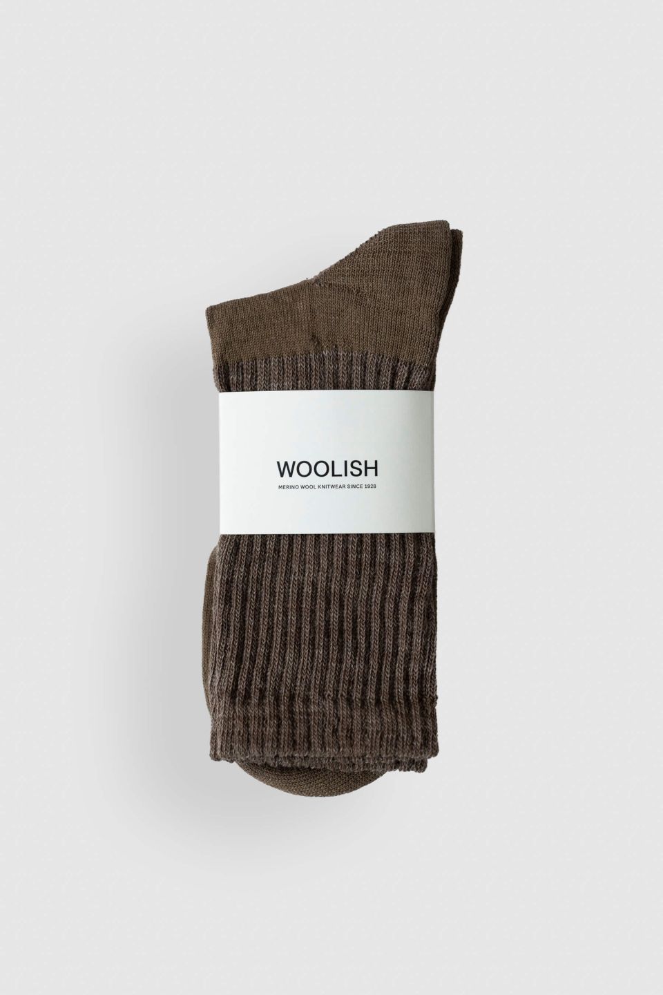 Como merino socks brown