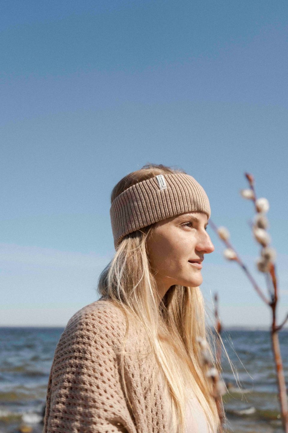 Iida merino headband beige