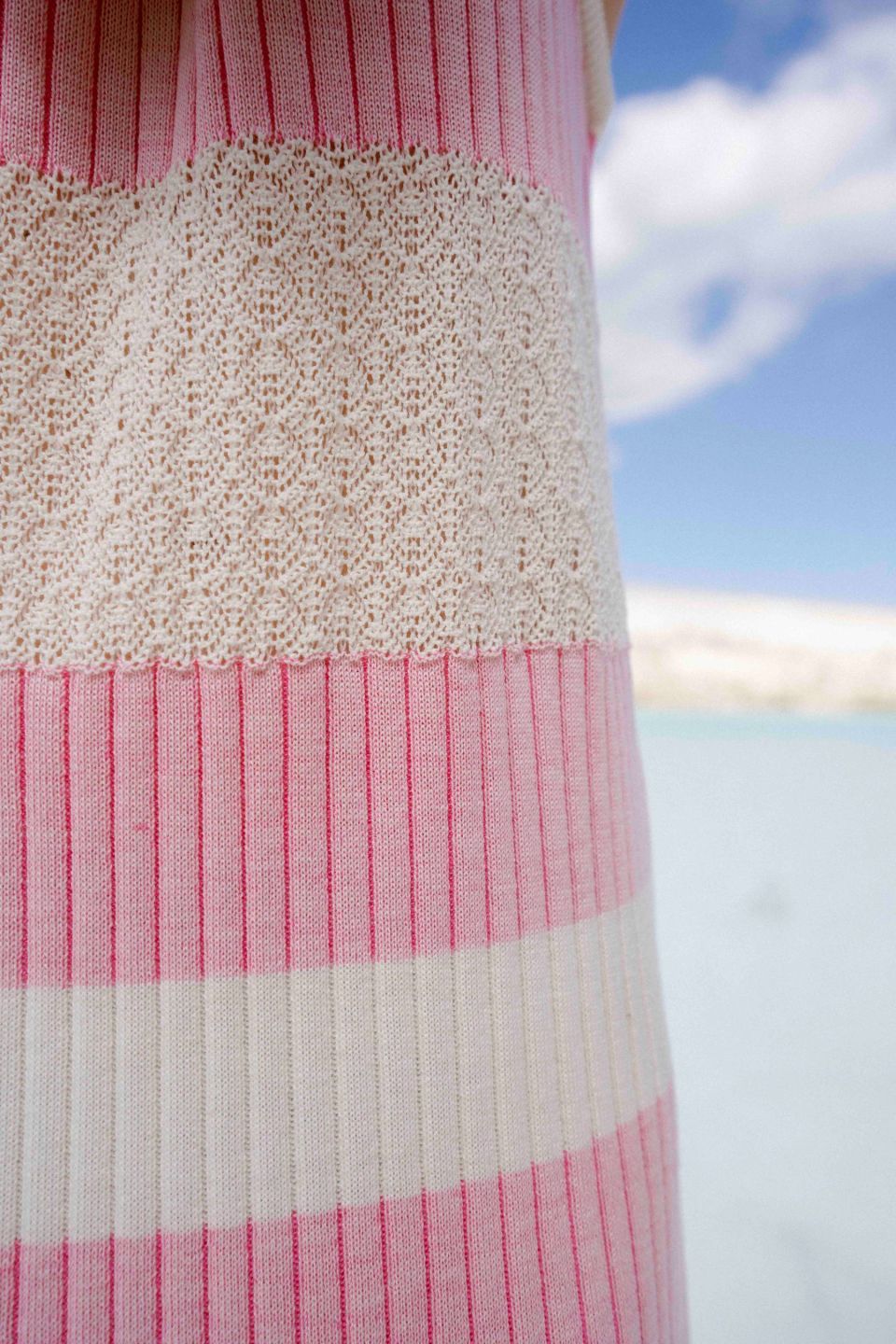 Floe merino dress pink