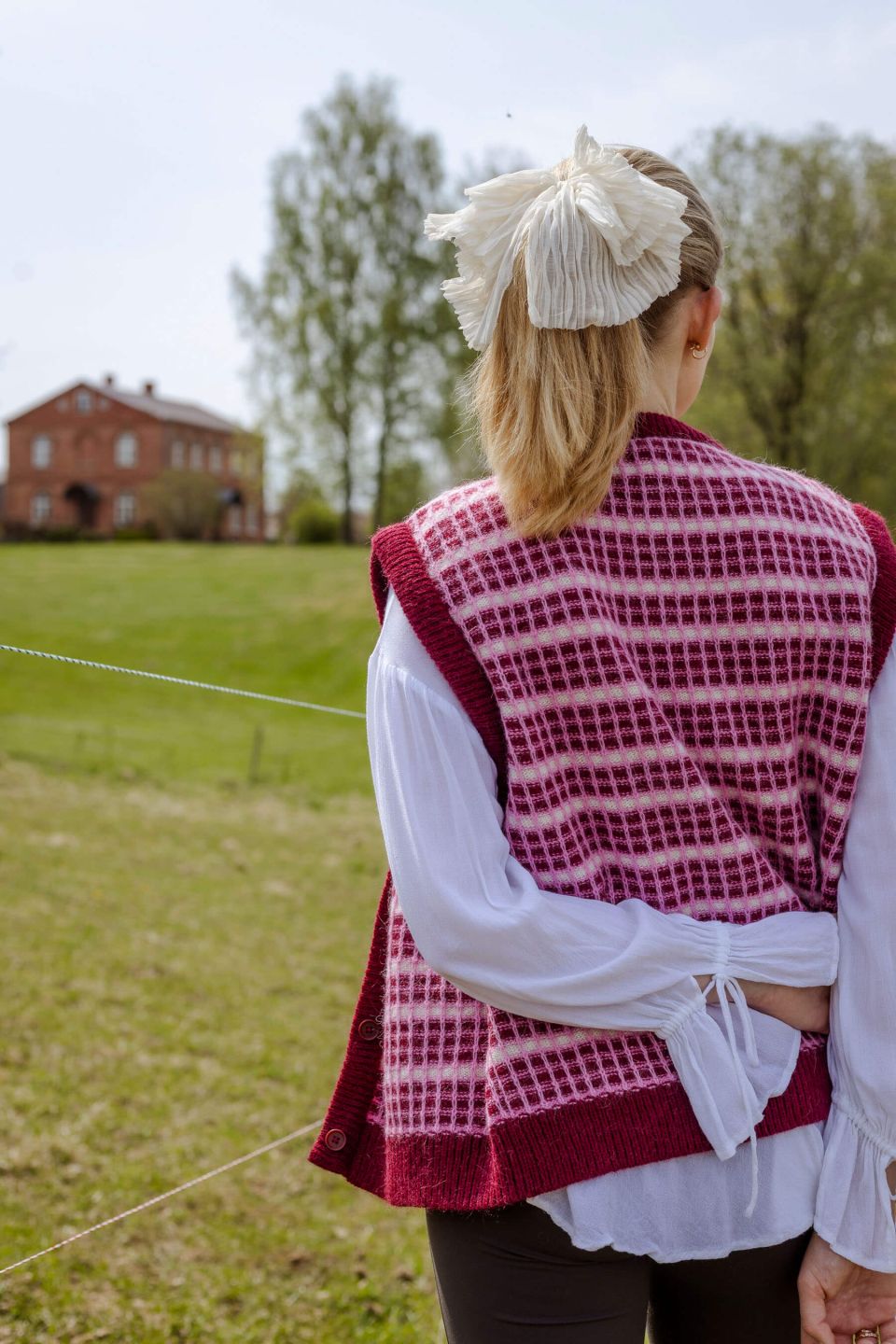 Enya alpaca-wool vest