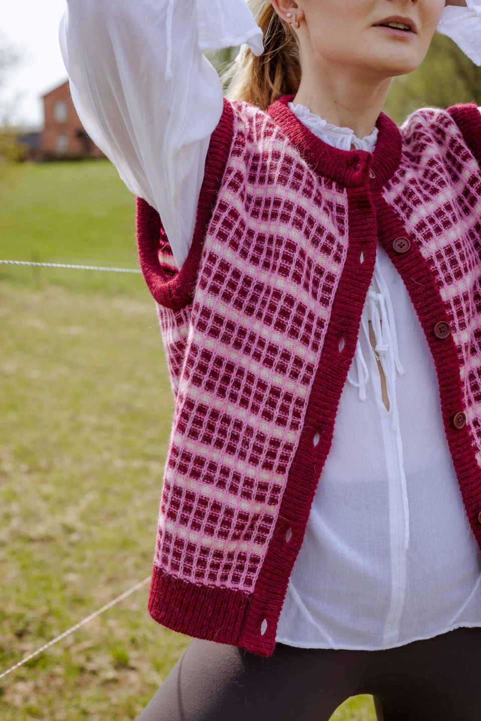 Enya alpaca-wool vest