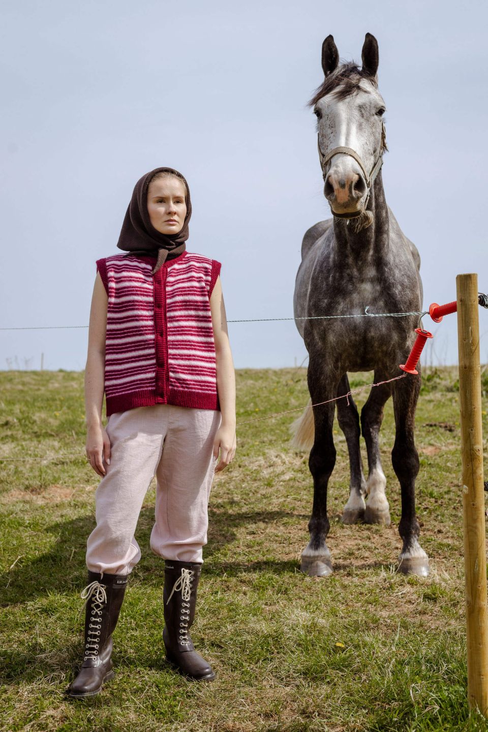 Enya alpaca-wool vest