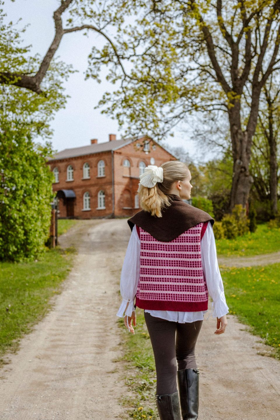 Enya alpaca-wool vest