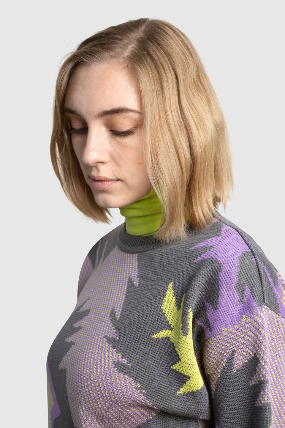 Febe merino sweater grey