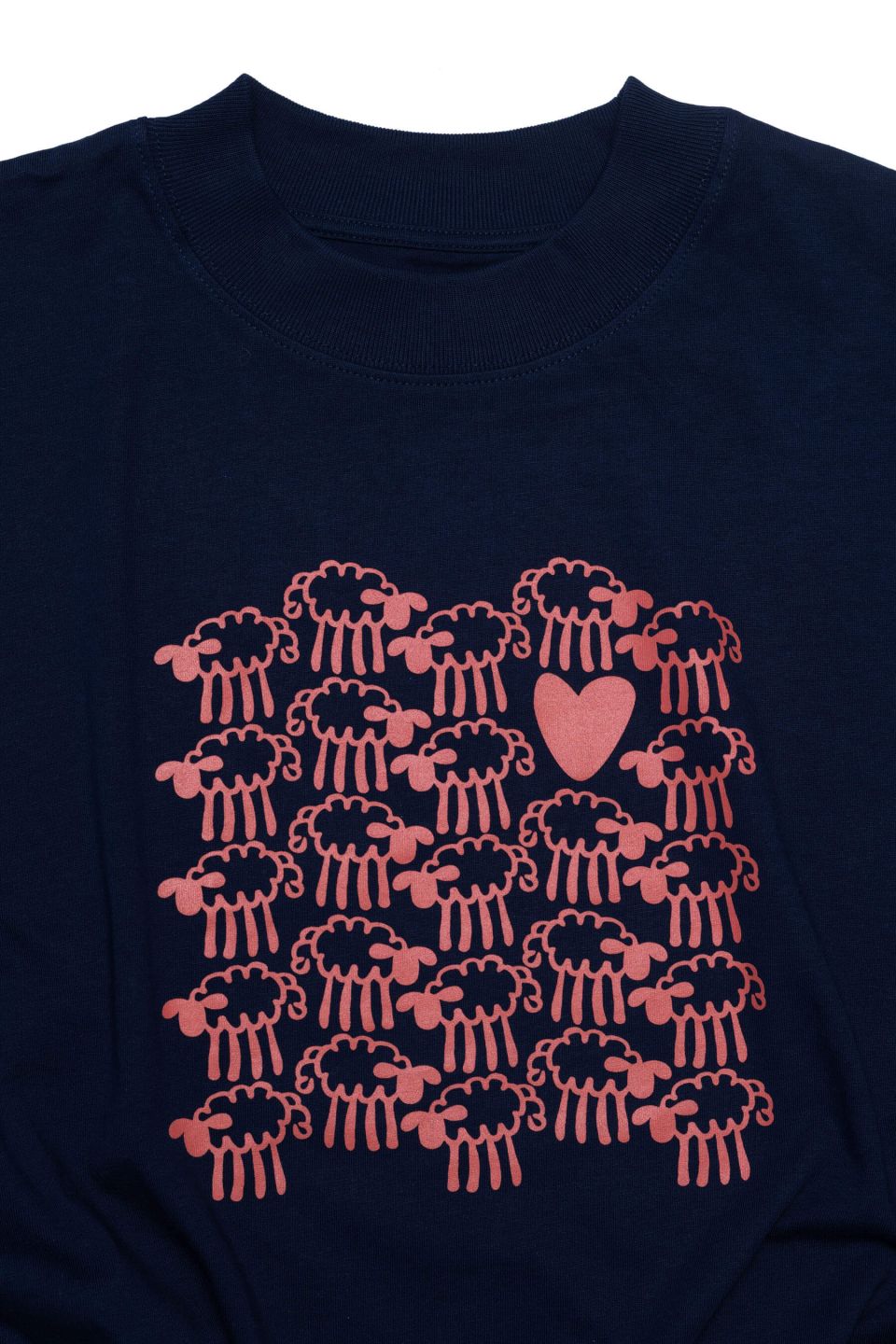 Friendsheep organic cotton t-shirt blue