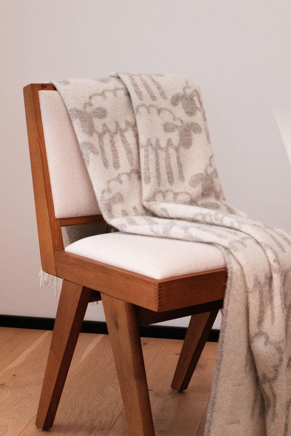 Friendsheep wool throw grey