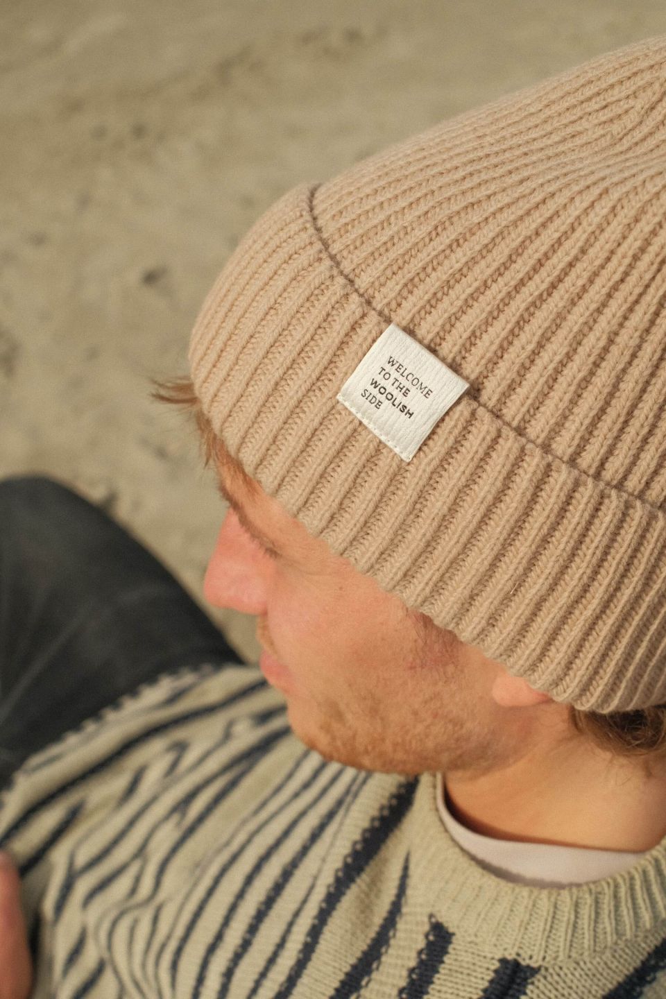 Hiro merino hat beige