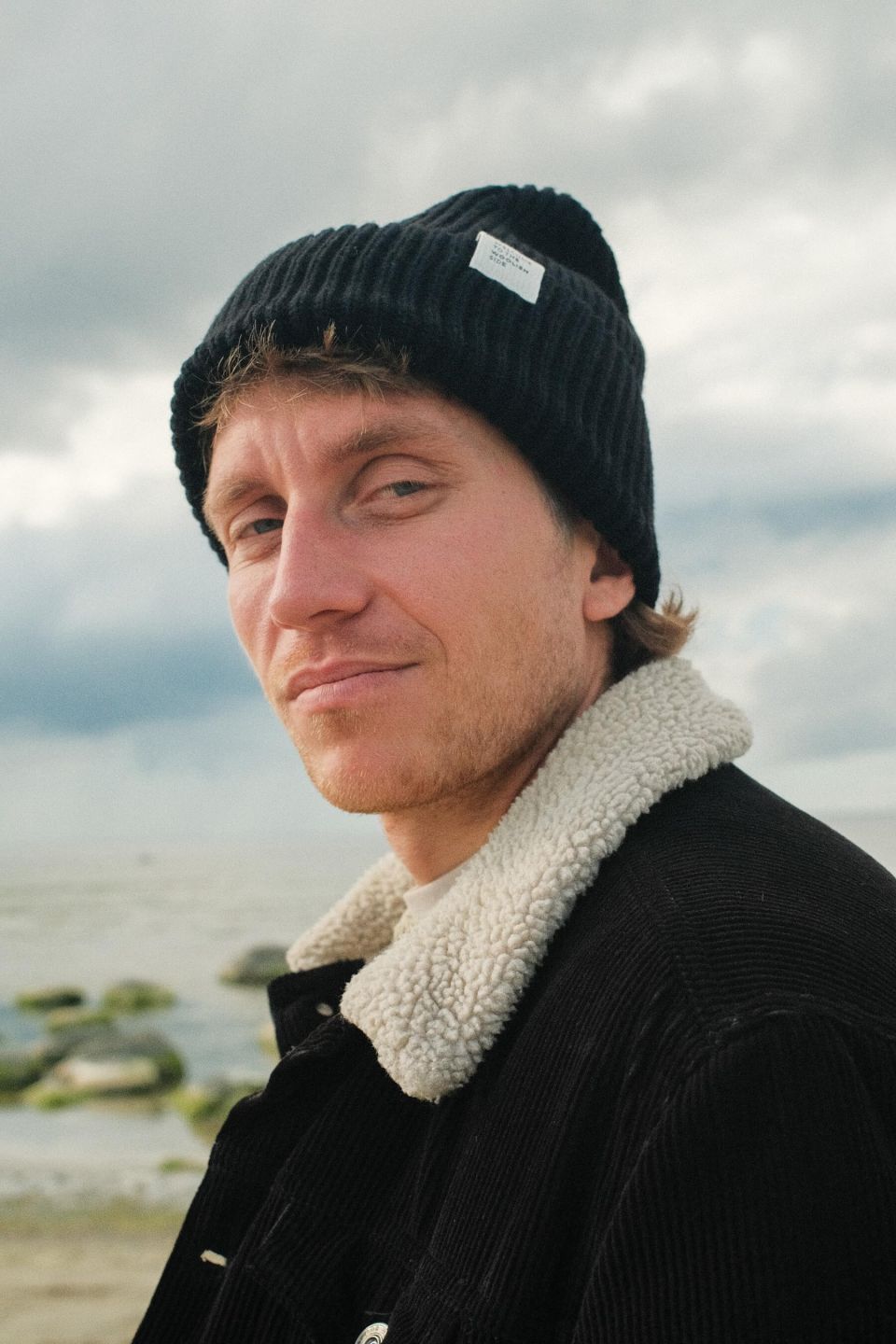 Hiro merino hat black