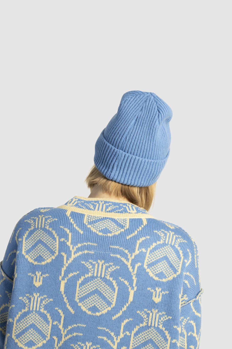 Hiro merino hat blue