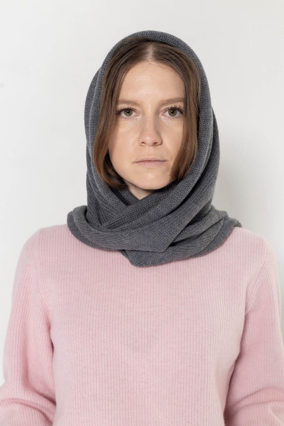 Iggy merino scarf grey