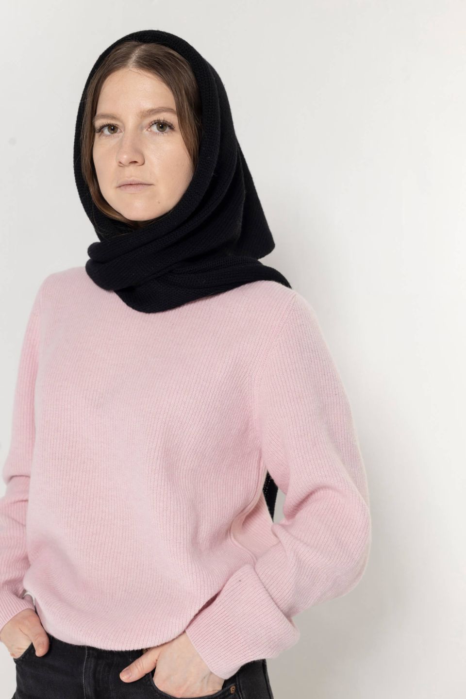 Iggy merino scarf black