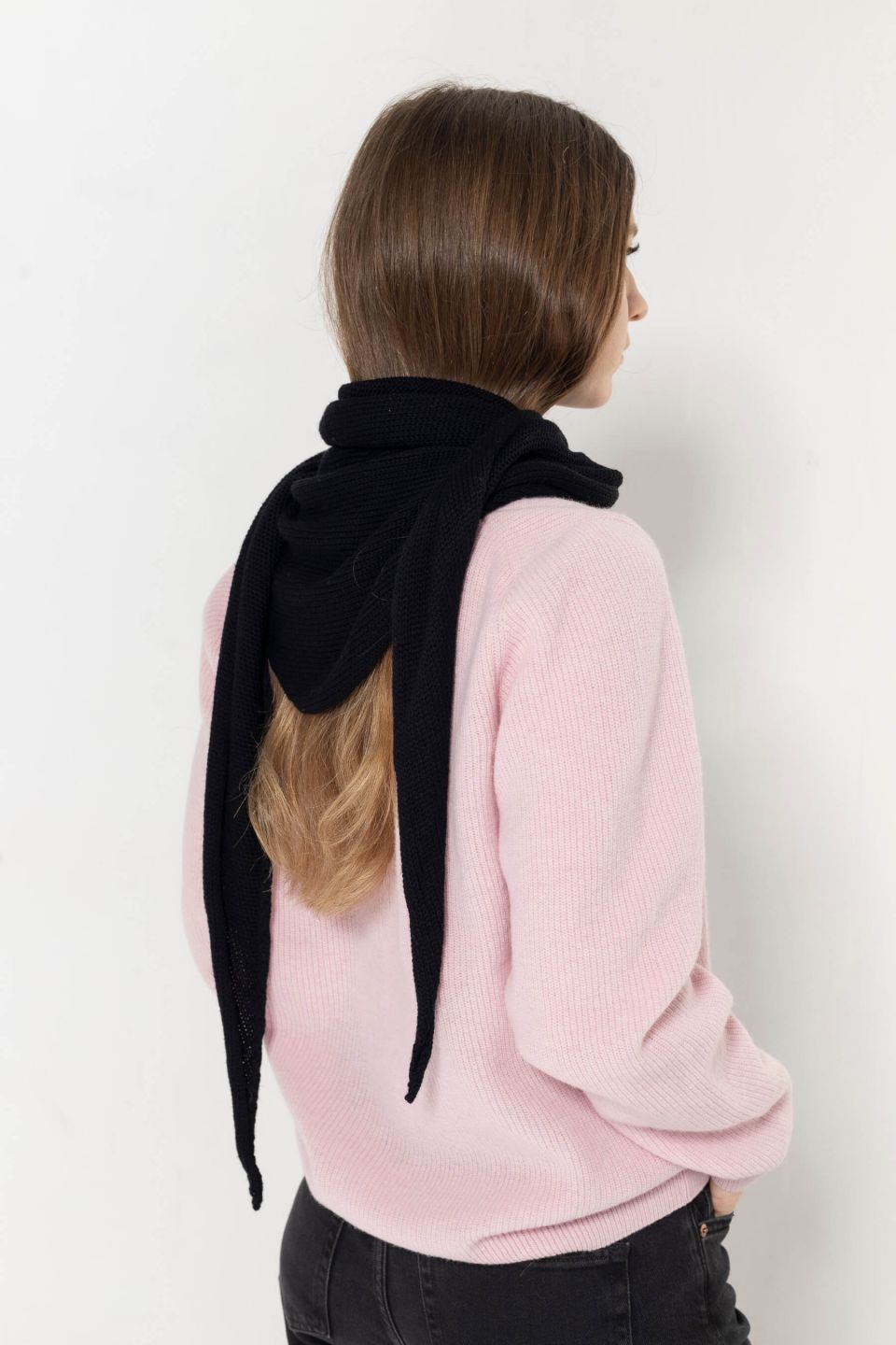 Iggy merino scarf black