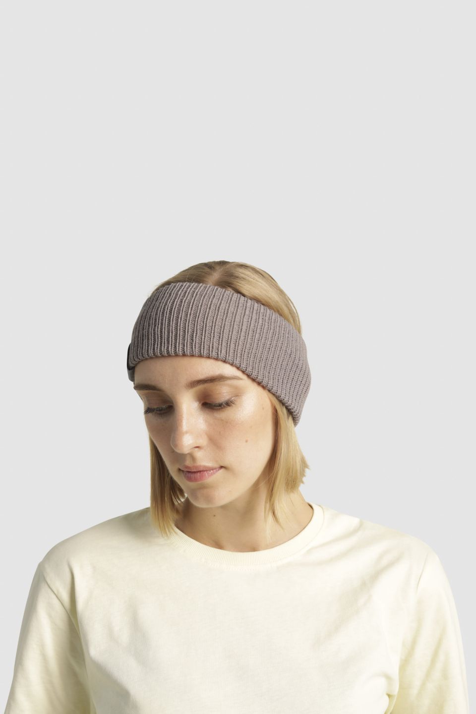 Iida merino headband grey