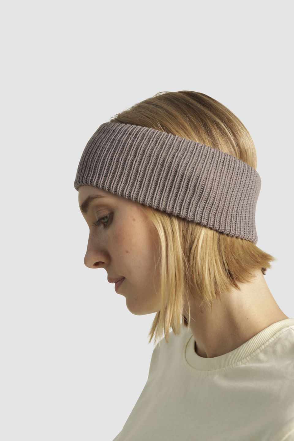 Iida merino headband grey