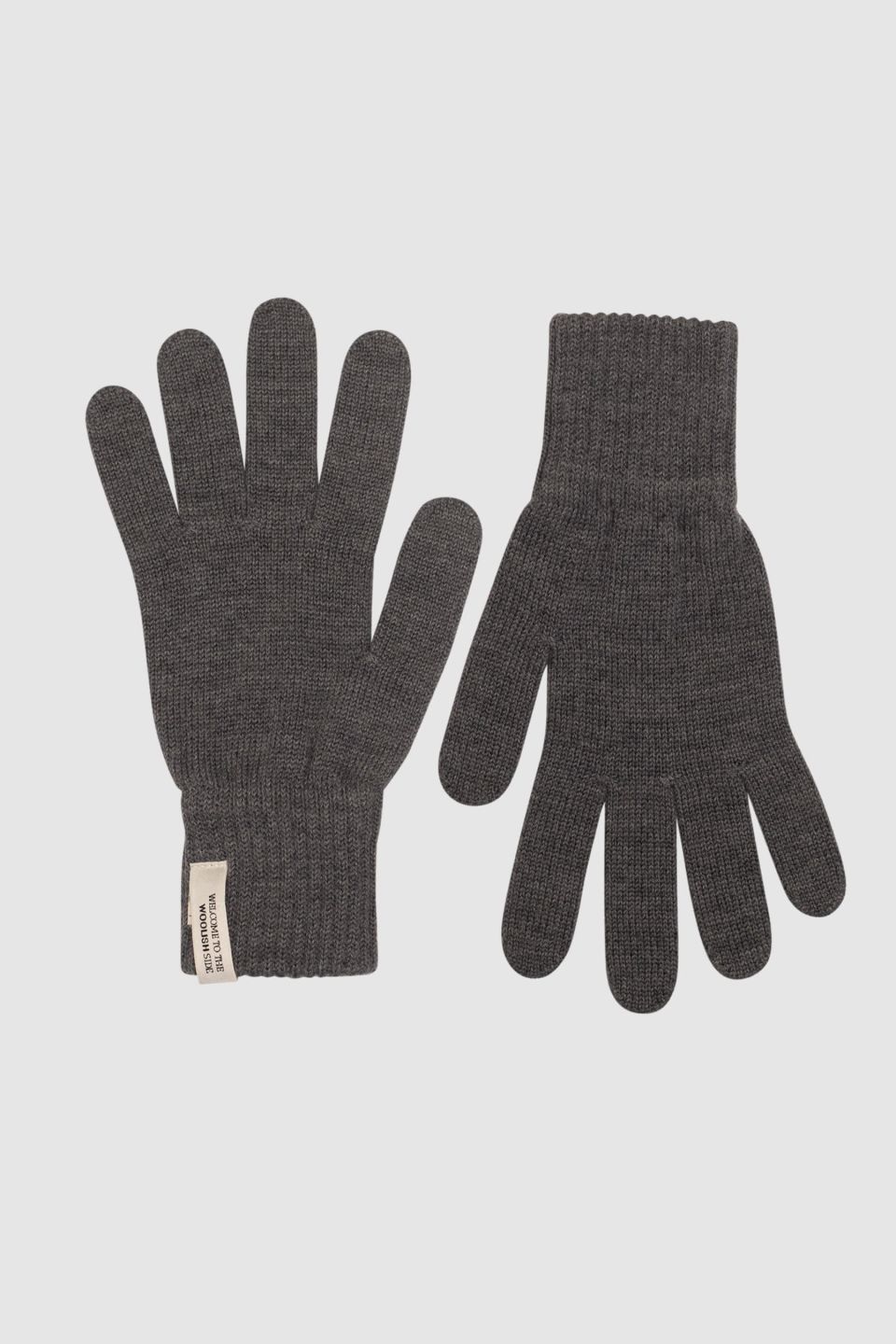 Iki merino gloves grey