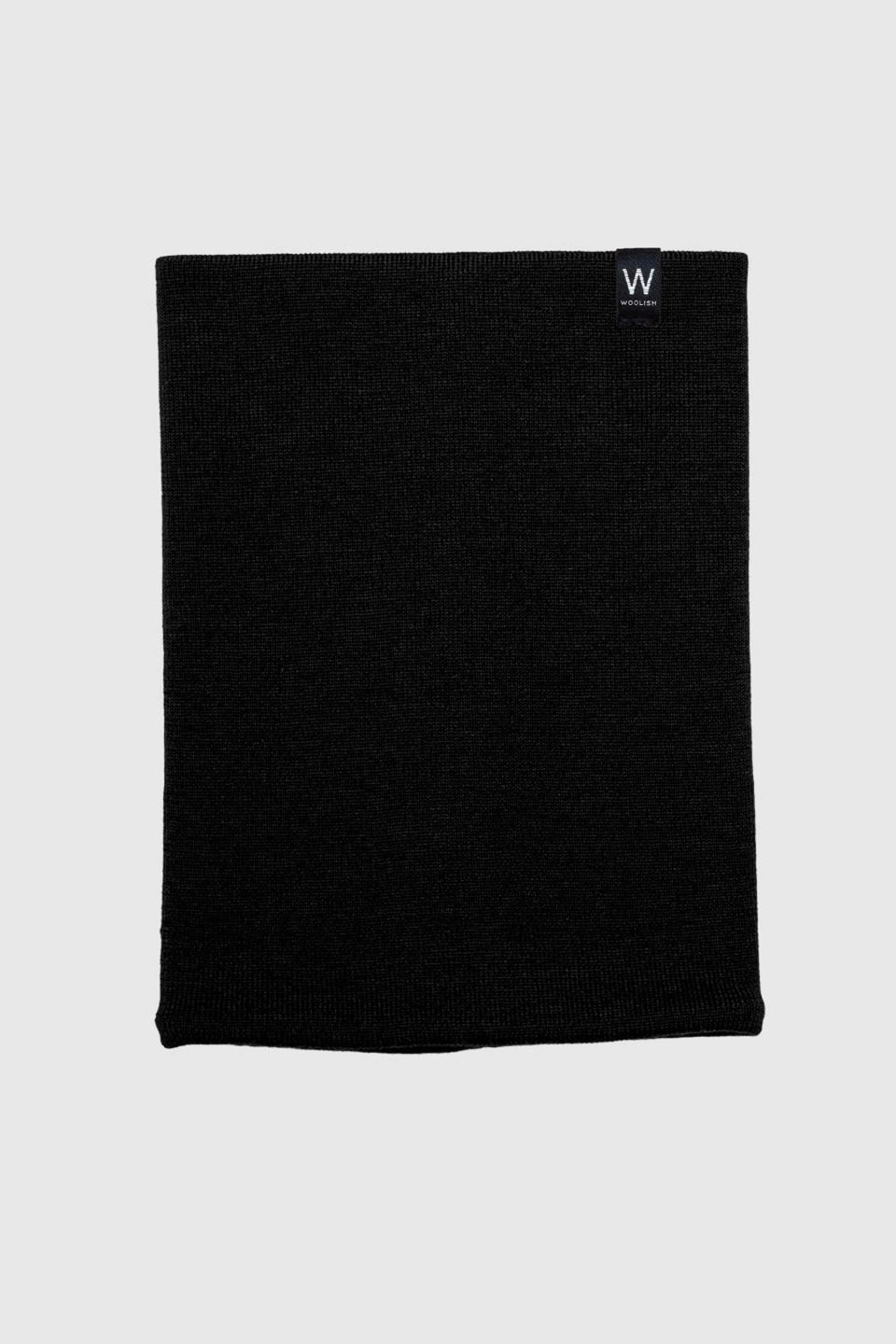 Iki merino neck warmer black