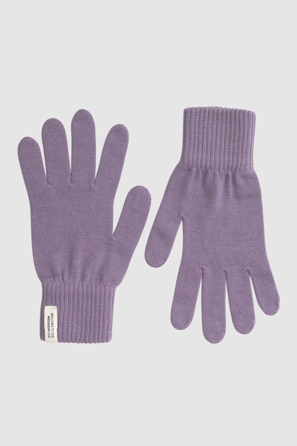 Iki merino gloves violet