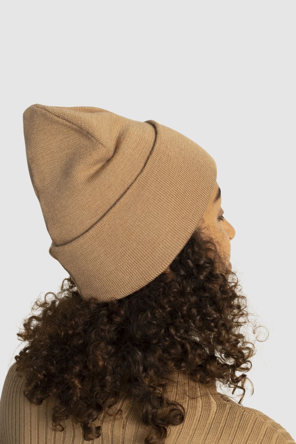 Iki merino beanie beige