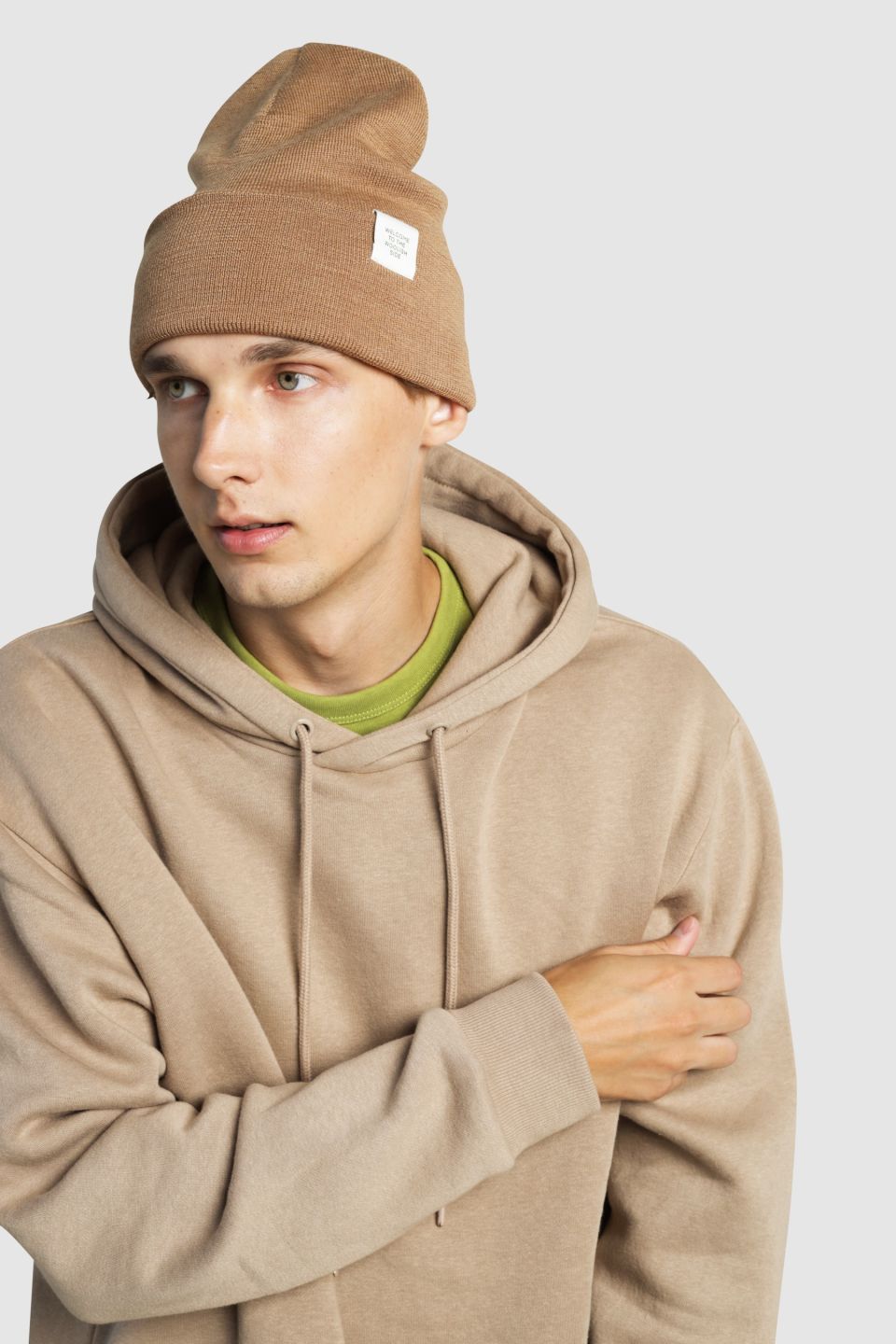 Iki merino beanie beige