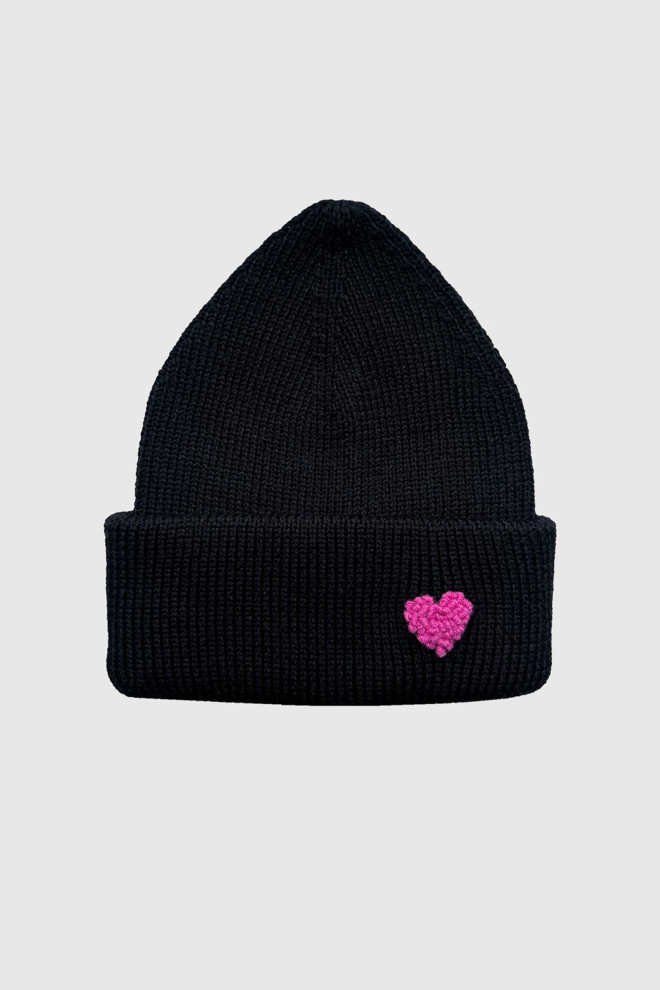 Inari merino hat violet + embroidery