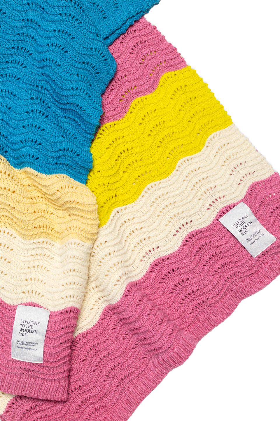 Wave merino throw no.6