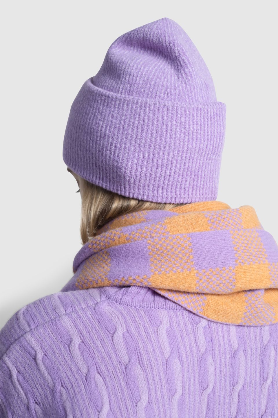 Lara merino hat purple