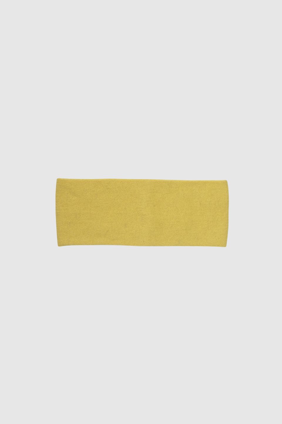 Loe merino headband dark yellow
