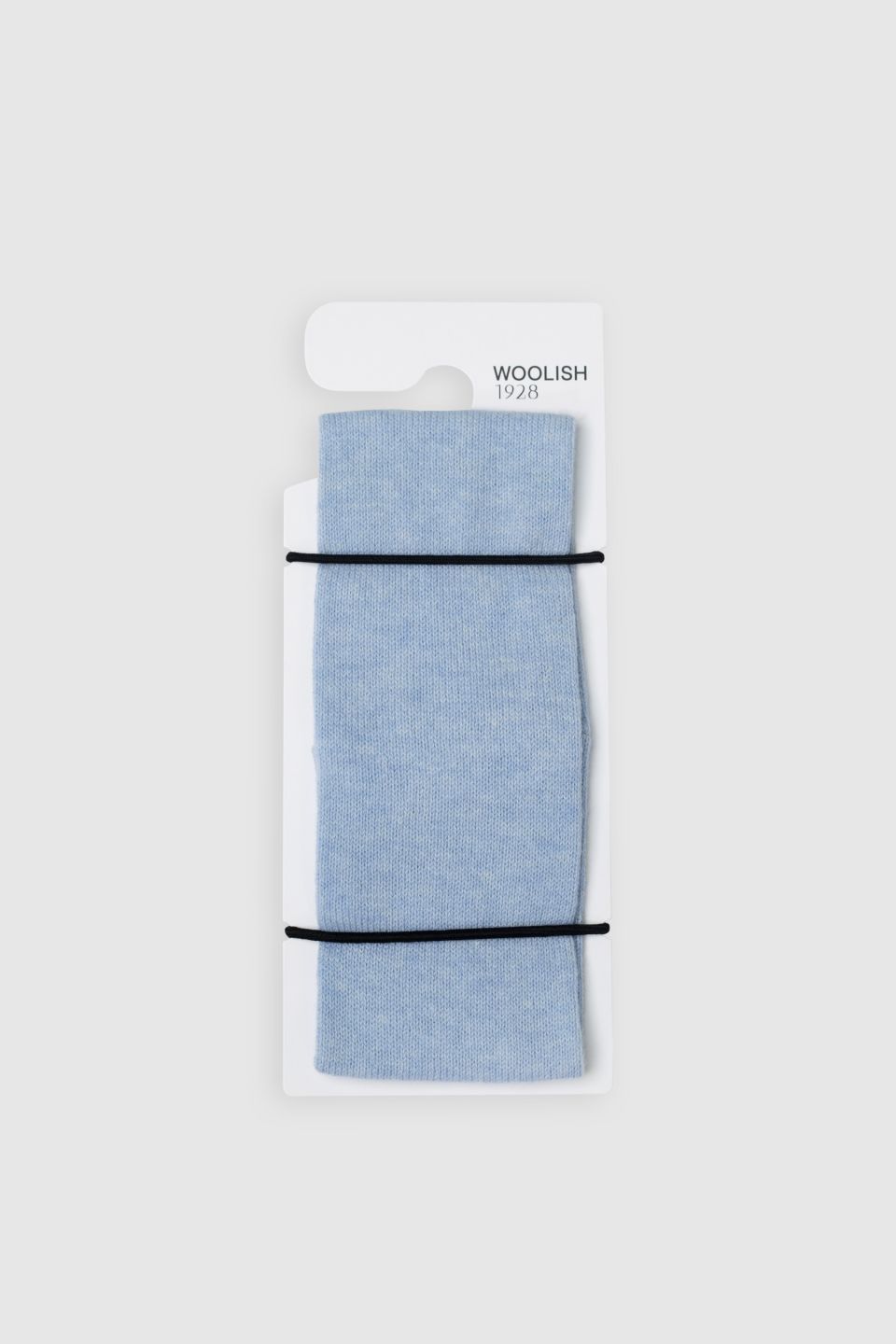 Loe merino headband melange blue