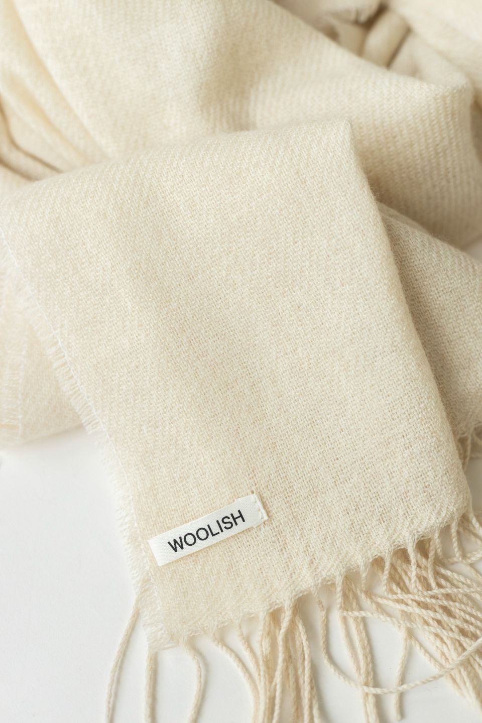 Luma merino scarf light beige