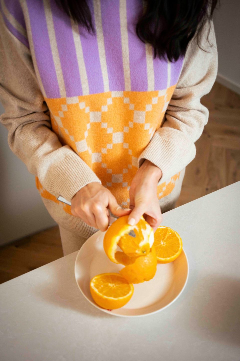 Mara merino jaqcuard sweater