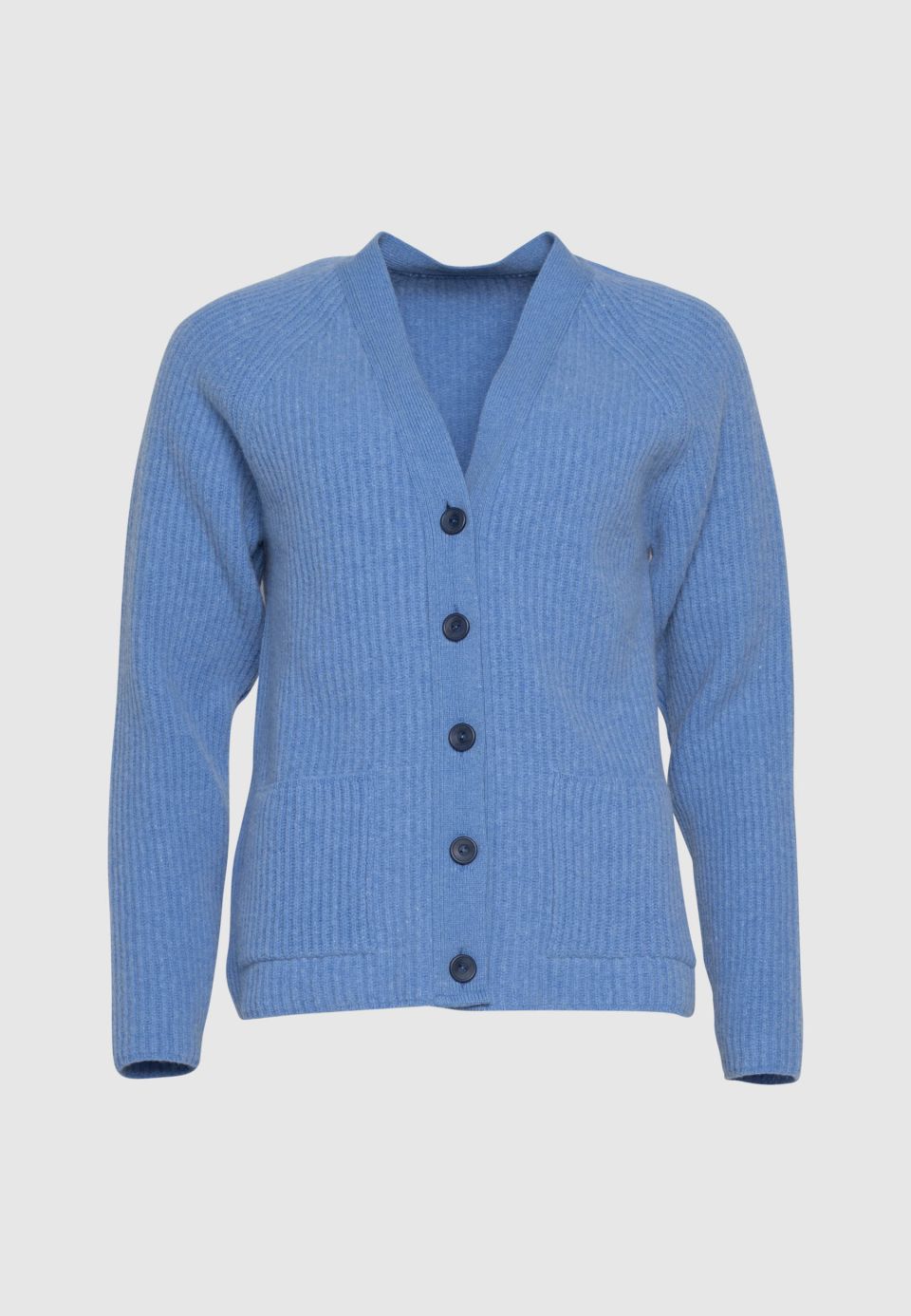 Seina merino cardigan blue