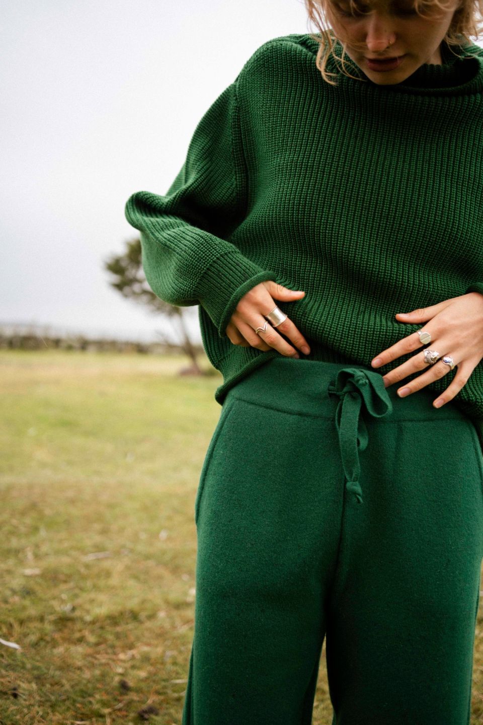 Nora meriino püksid rohelised