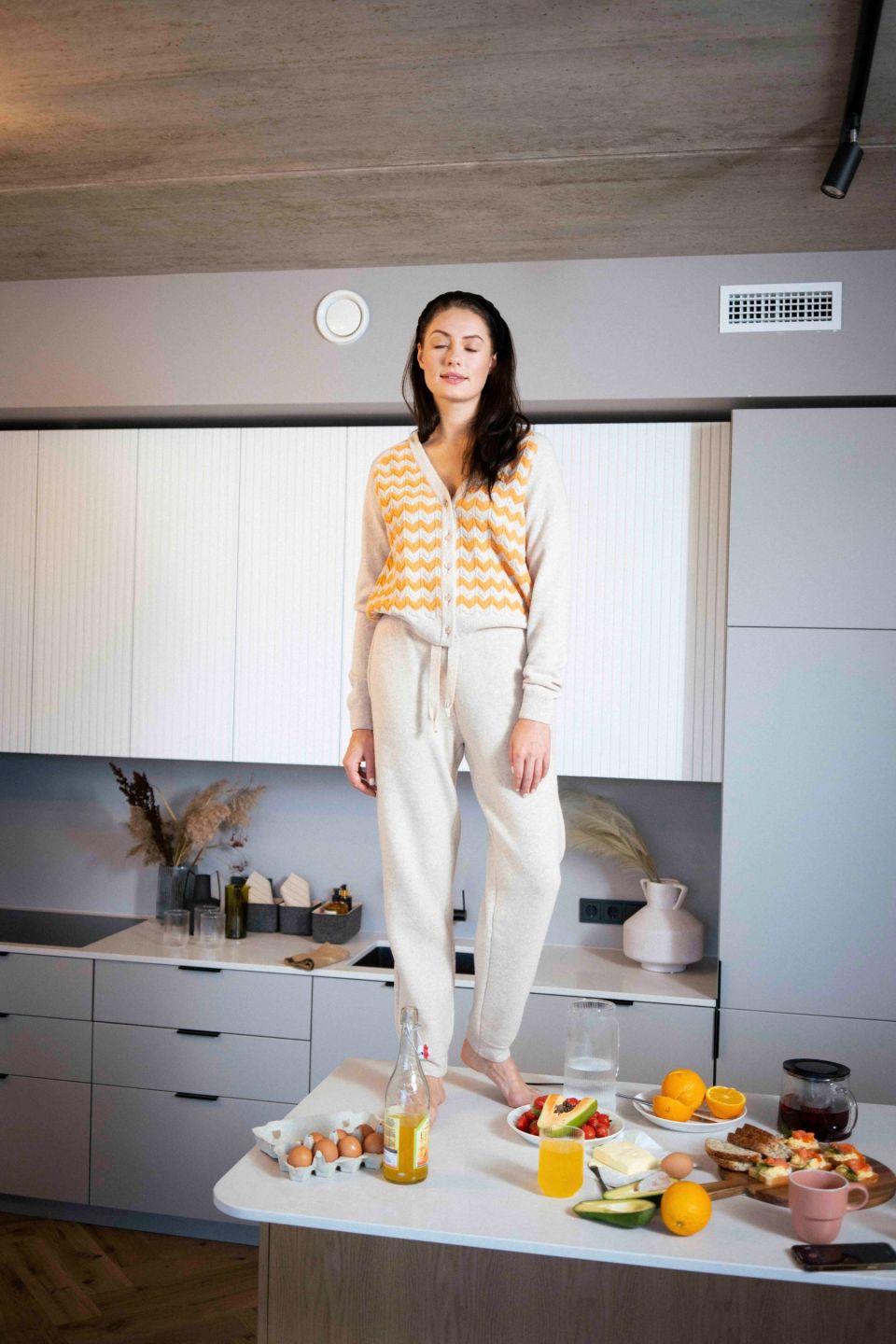 Nora merino joggers oatmeal