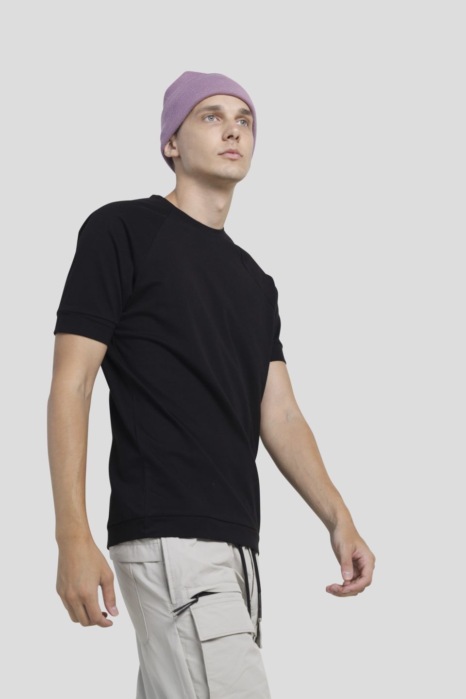 Raglan t-shirt black