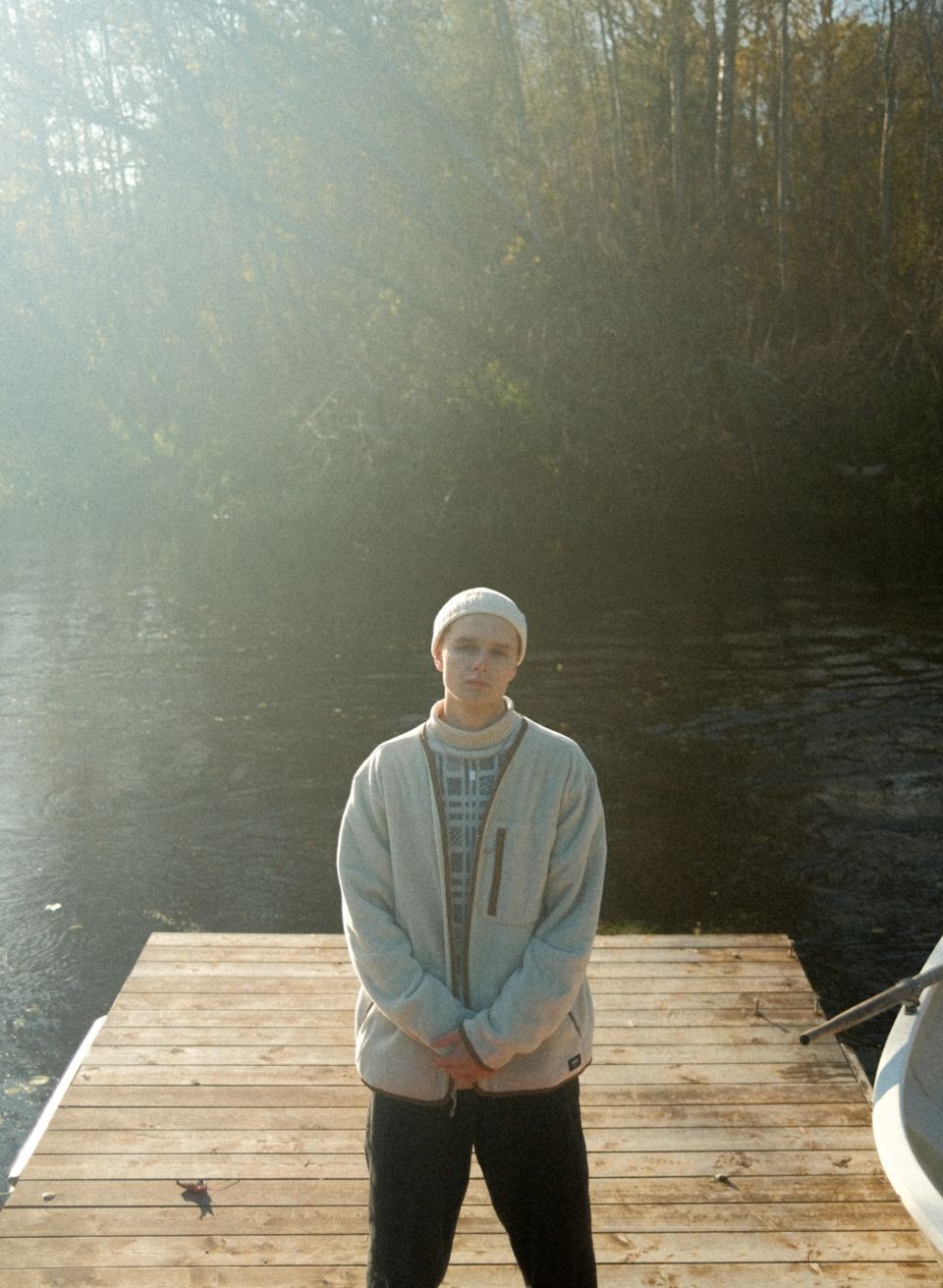 Raju merino beanie white