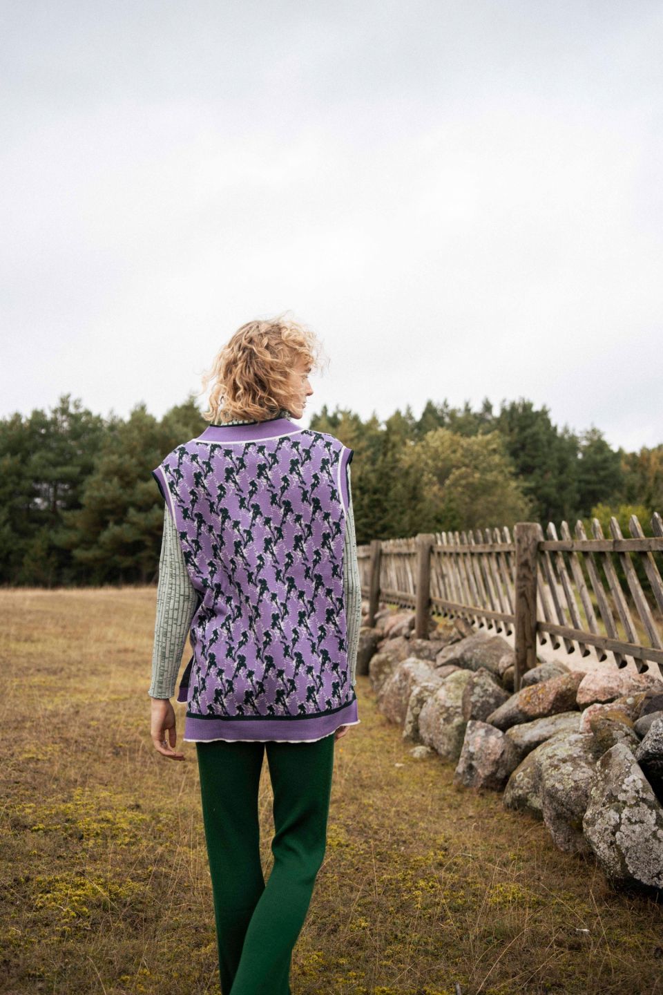 Viola oversized vest