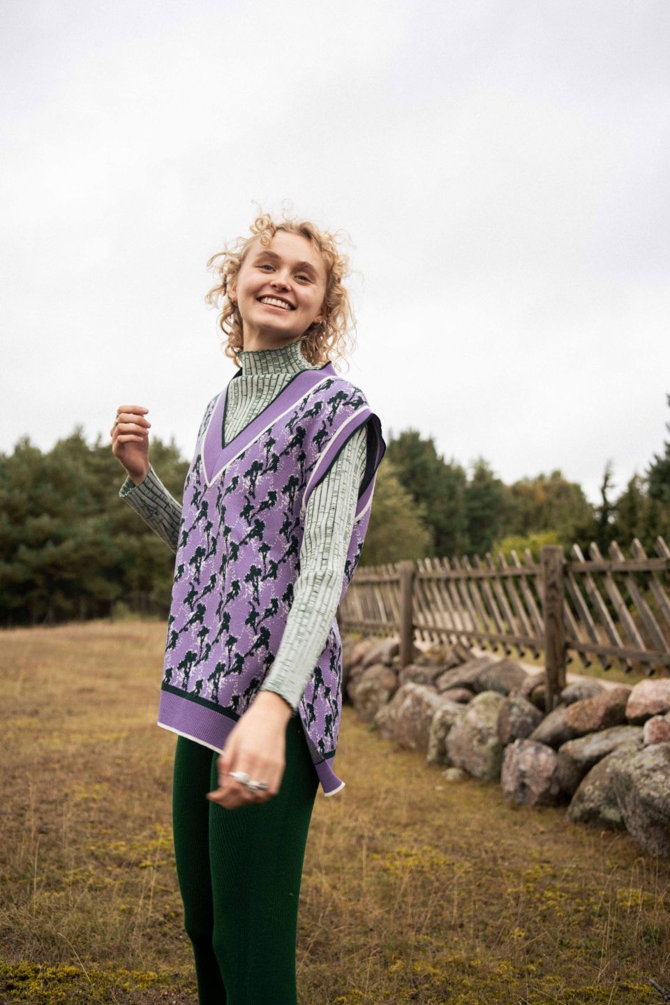 Viola oversized vest