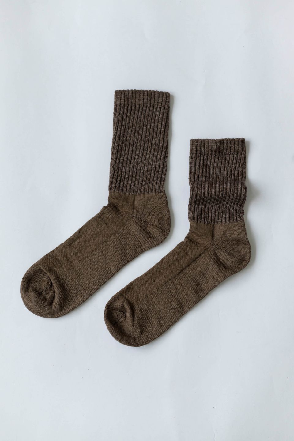 Como merino socks brown