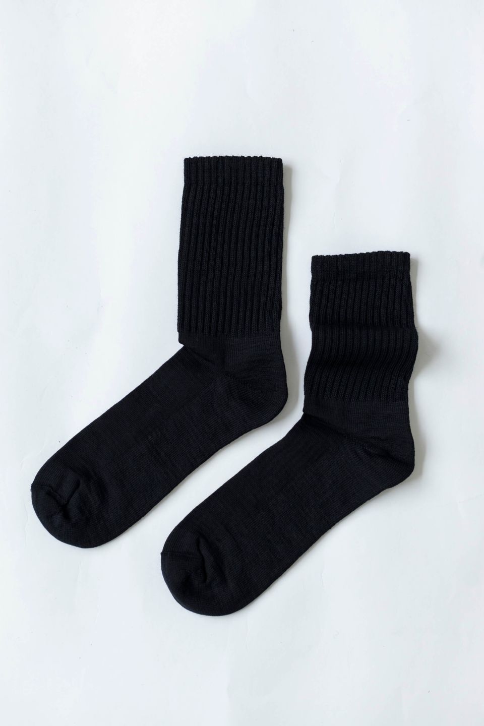 Como merino socks black